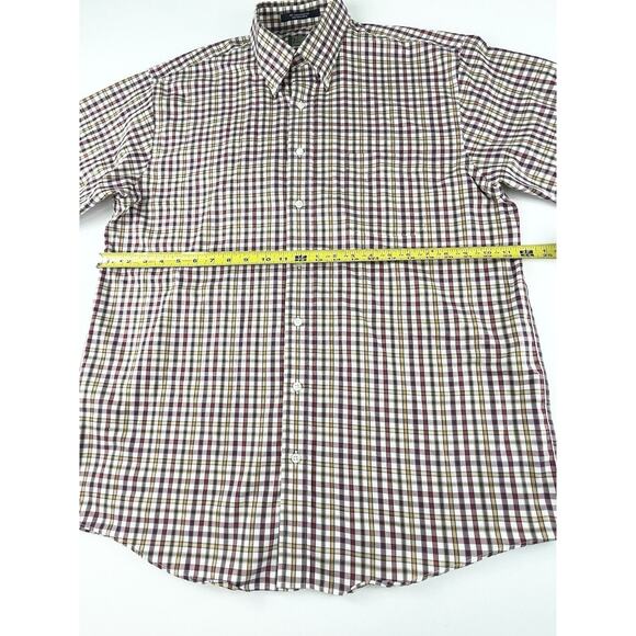 Kevin’s Plantation Collection Shirt Mens Large Red Blue Check Long Sleeve Button - Picture 5 of 10